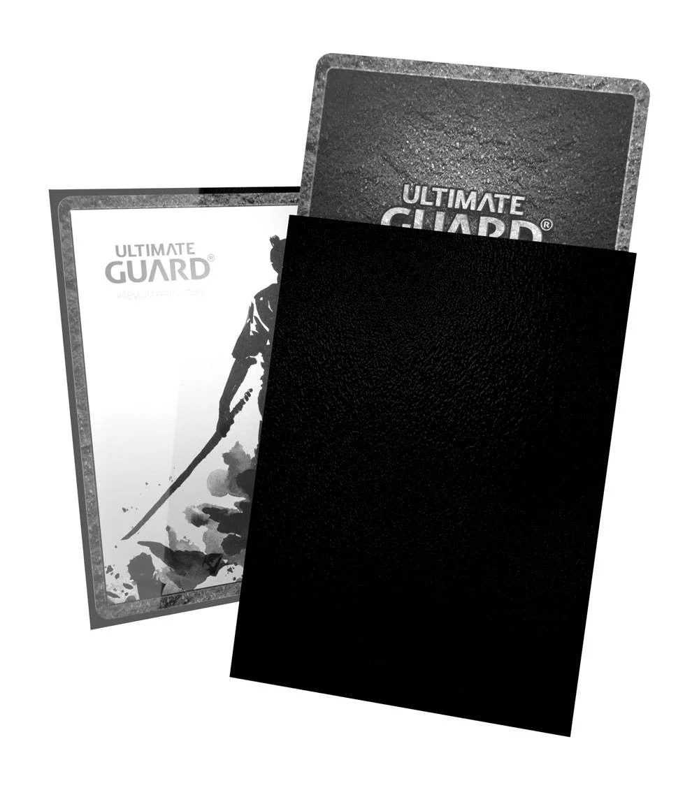 Ultimate Guard Katana Sleeves Standard Size 66 x 91 mm (100 Sleeves) - Black